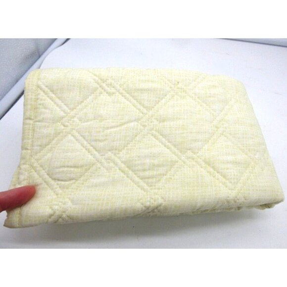 Hotel Collection Luster Geo Quilted  Standard Sham, Pastel Geo (pale yellow) - Picture 3 of 7